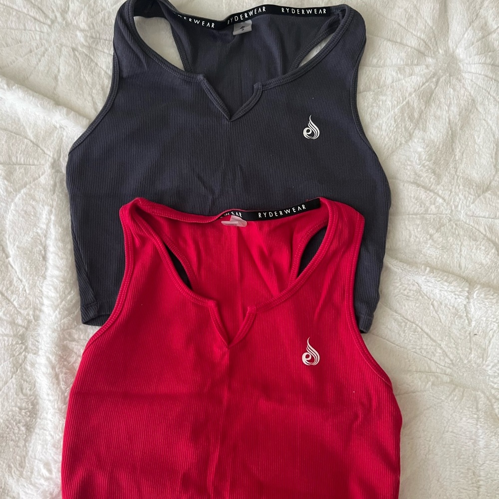 TWO crop tanks - Ryderwear
